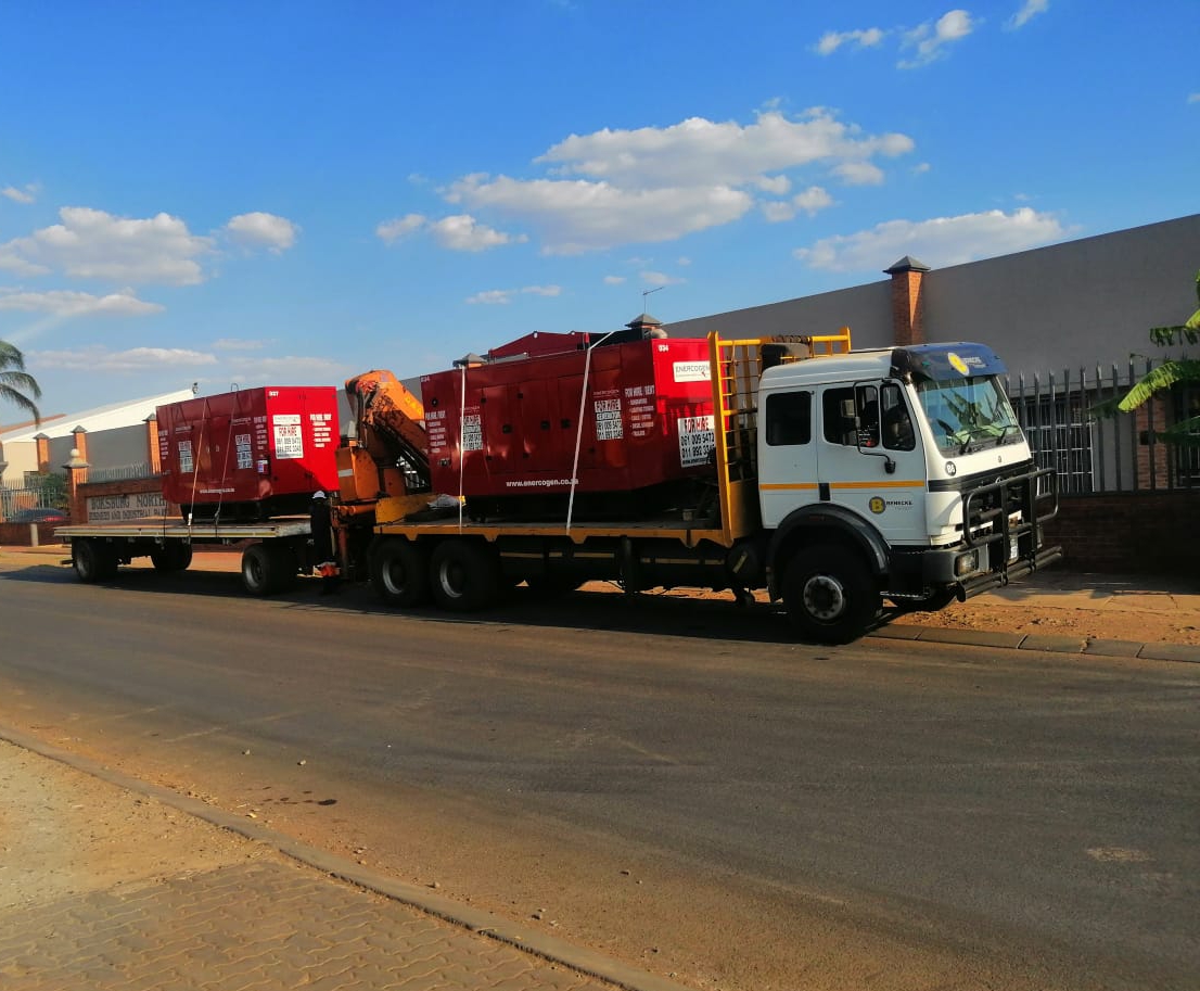 crane truck transport
