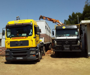 Crane truck transport services provided by Benecke Transport Benecke Transport Crane Trucks